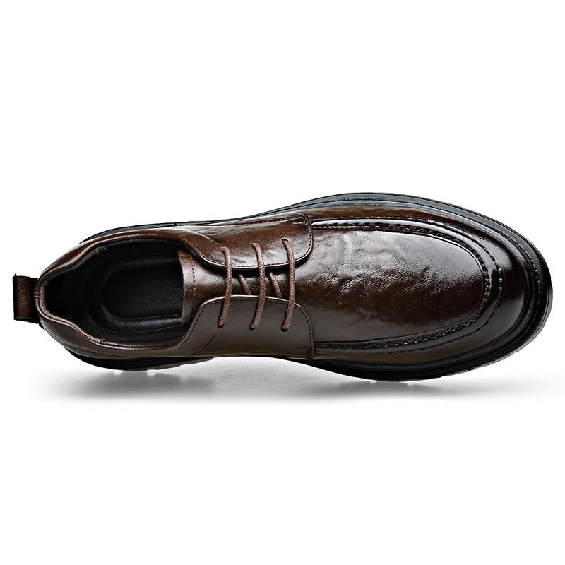 Modne Sneakersy Męskie Buty Wizytowe Retro Męskie Skórzane Biznesowe Męskie Buty Barokowe Casualowe Outdoorowe Męskie Obuwie Oxford