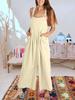 2023 European & American Women's Solid Color Casual Cotton Linen Strappy Jumpsuit