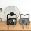 Multi-functional Kitchen Rack: Pot Lid, Cutting Board, Spoon, and Spatula Holder