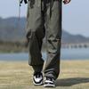Jeanswest Men's Summer Outdoor Straight-Leg Casual Cargo Pants