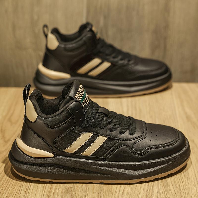 

Men s shoes 2024 new autumn breathable sports men s shoes versatile casual board shoes men s high-top white shoes men s 44