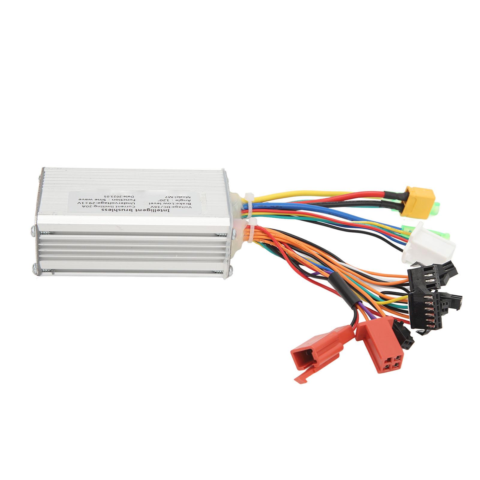 

36 В 20 А Контроллер для велосипеда Алюминиевый сплав Множественная защита Контроллер скорости мотора для электровелосипеда