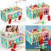Owl Wooden Interactive Children Whacka Mole Toys Catching Fishing Features Gift