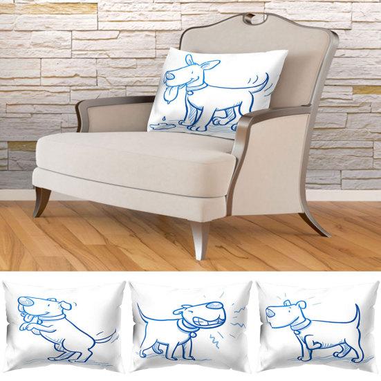 

Talos Симпатичный мультяшный собачий шаблон Бросить подушка Подушка Чехол Диван Автомобиль Диван Декор