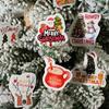 46/52pcs Merry Christmas Stickers Set Mini Letters Notes Sticker for DIY Decoration Album Diary Gift Seal
