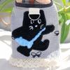 Breathable Pet Short Sleeve Cat Pattern Dog Undershirt Cute Dogs Pullover  Indoor/Outdoor