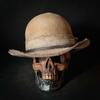 Wool Homburg Panama Hat Exotic Maillard for Women Men Photo Props Western for Men Women Unisex Wear Headwear