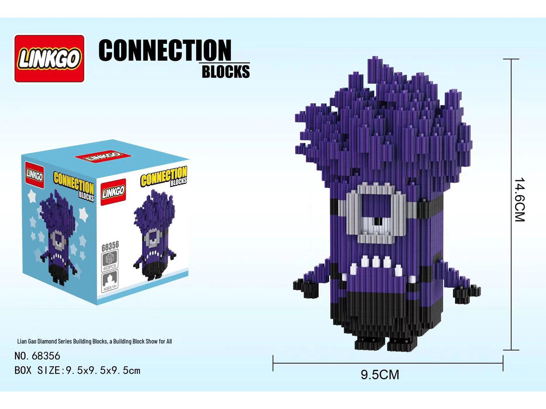 Cross-Border Cartoon Doll Bead Blocks: Educational Assembly Toy for Boys and Girls