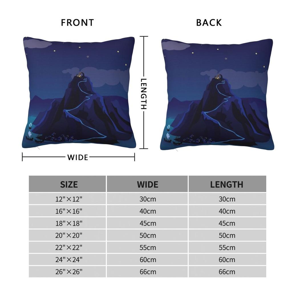 Mêlée Island Monkey Island Pillowcase Polyester Linen Velvet Printed Zip Decor Throw Pillow Case Car Cushion Cover 45x45