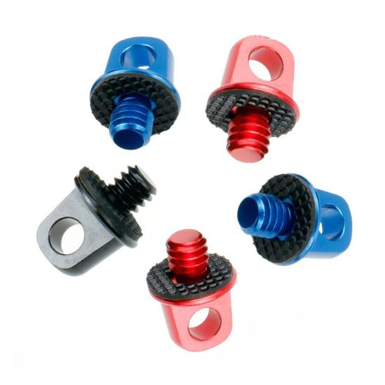 2Pcs Shoulder Safety Buckle Metal Screws 50kg Load-capacity Universal Camera Quick Strap Safe Connection Ring Accessories