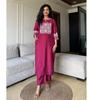 Conjunto de Pantalón y Kurta Bordado de Diseñador para Mujer Top Túnica India Bollywood Traje de Algodón Kurti Salwar
