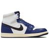 Air Jordan 1 Retro High OG Rare Air - Blu Reale Profondo Scarpe da Ginnastica da Uomo Bianco Nero Grigio Neutro DZ5485-100