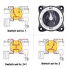 4 Position Battery Switches Marine Battery Control Solution Waterproof Battery Disconnect Switches 4 Position Control