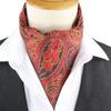 Pánská kravata Žakárová Květinová Paisley Pánská kravata Svatba Formální Ascot Šátek Samozavazovací Britský Gentleman Polyester Měkká kravata Luxusní