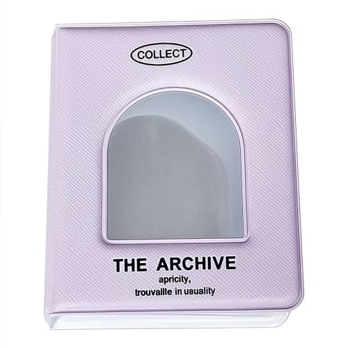 

MHSKNHW Small Card Folder, Double-Sided Collection Album, Game, Korean Style, Cute, Double-Sided Collection Album, Organizes and Stores Game & Sports