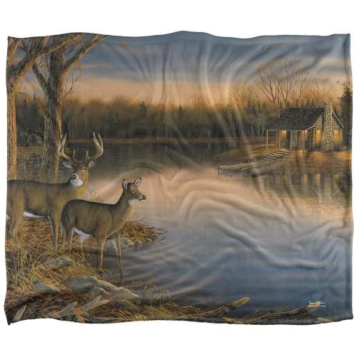 Wild Wings Tranquil Evening 2 Silky Supersoft Blanket