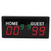 Basket Soccer Portable Scoreboard 1.8 Inch Remote Control Scorer for Indoor Games