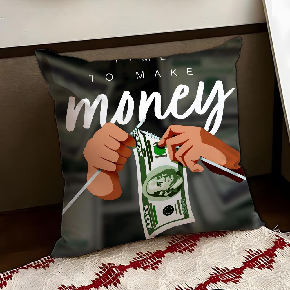 Movie TTime is Money Cushion Cover Reversible Soft Durable Pillow Cover Home Car MultiScene Use for Daily Comfort