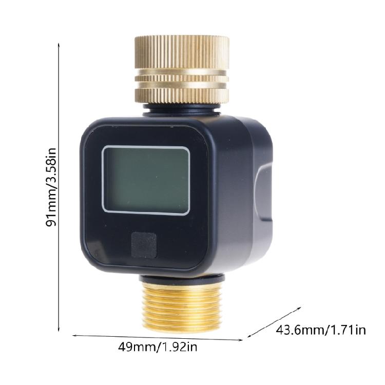Dispozitiv de Măsurare a Debitului de Apă Ecran LCD Utilizare Rapidă Dispozitiv de Urmărire Carcasă ABS Senzori Digitali de Apă pentru Uz Casnic