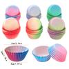 Tęczowe Gradientowe Papierki do Babeczek Papier Odporny na Tłuszcz Formy do Pieczenia Muffinek Cupcake Wrappers