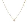 Four-Leaf Clover Necklace for Women with Diamond-Inlaid Pendant - Shiny INS Style Collarbone Chain.
