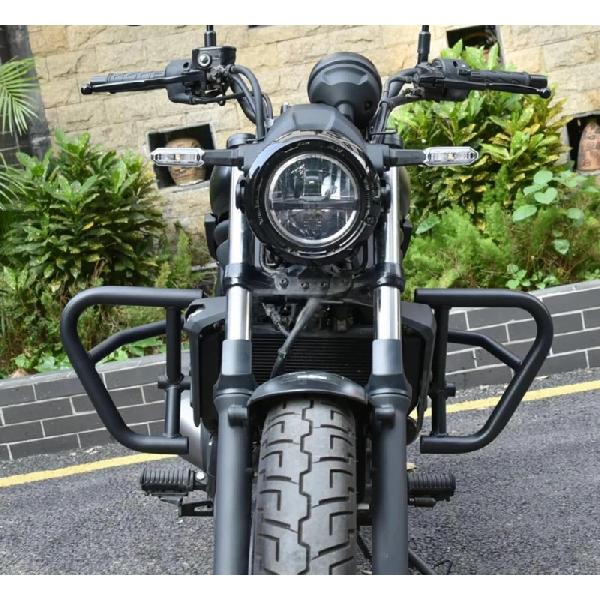 For Kawasaki Eliminator 500 24-25 Engine Protection Crash Anti-fall Bumper Guard Bar - Durable Crash Bar for Enhanced Safety