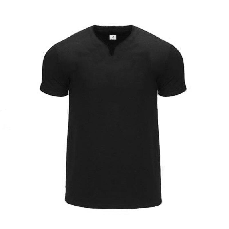 New Men'S Polo Shirt Made Of Pure Cotton With Dropped Shoulders High-Quality Loose Fit For Fitness Versatile For Daily Exercise Short Sleeved Casual