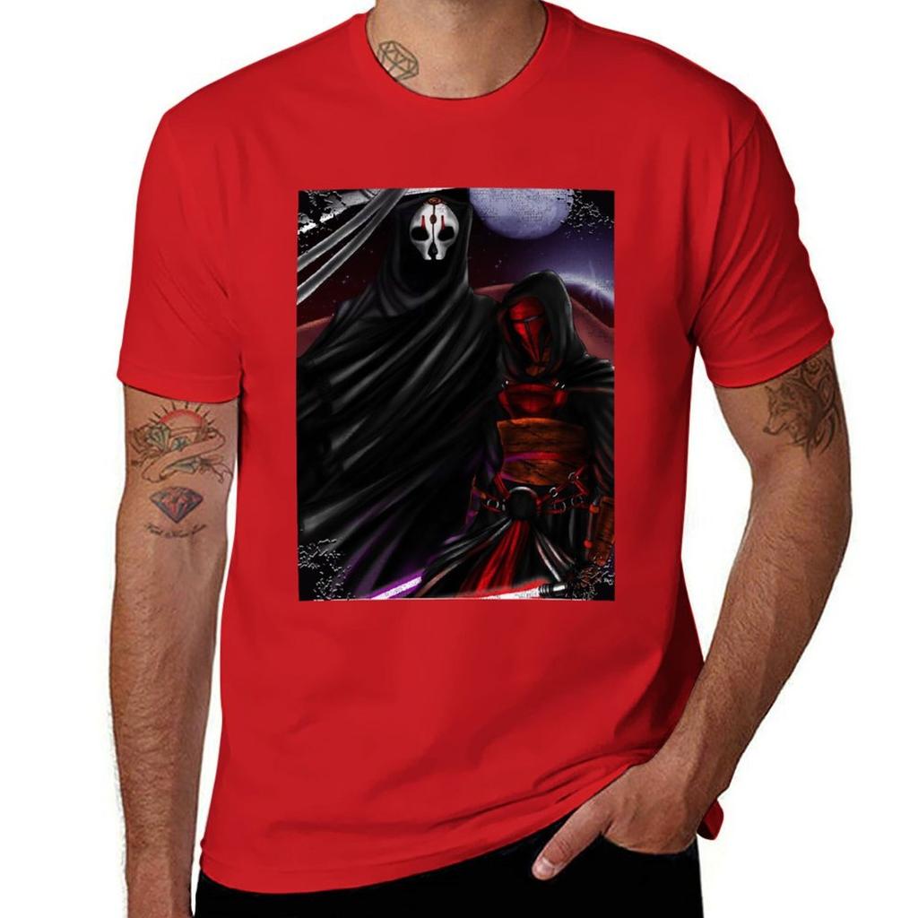 Episches Revan- und Darth-Nihilus-T-Shirt, süße Kleidung, Tiermotiv, Jungen, Vintage, Oversize, Fruit of the Loom Herren-T-Shirts