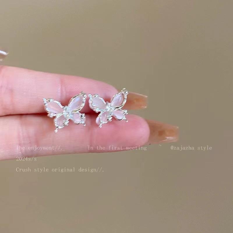 Color Dopamine Earrings, Sweet Super Fairy Temperament, Simple Personality and High Value Niche Earrings
