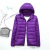 Damen Leichte Daunenjacke mit Kapuze - Winterkollektion, Übergröße verfügbar