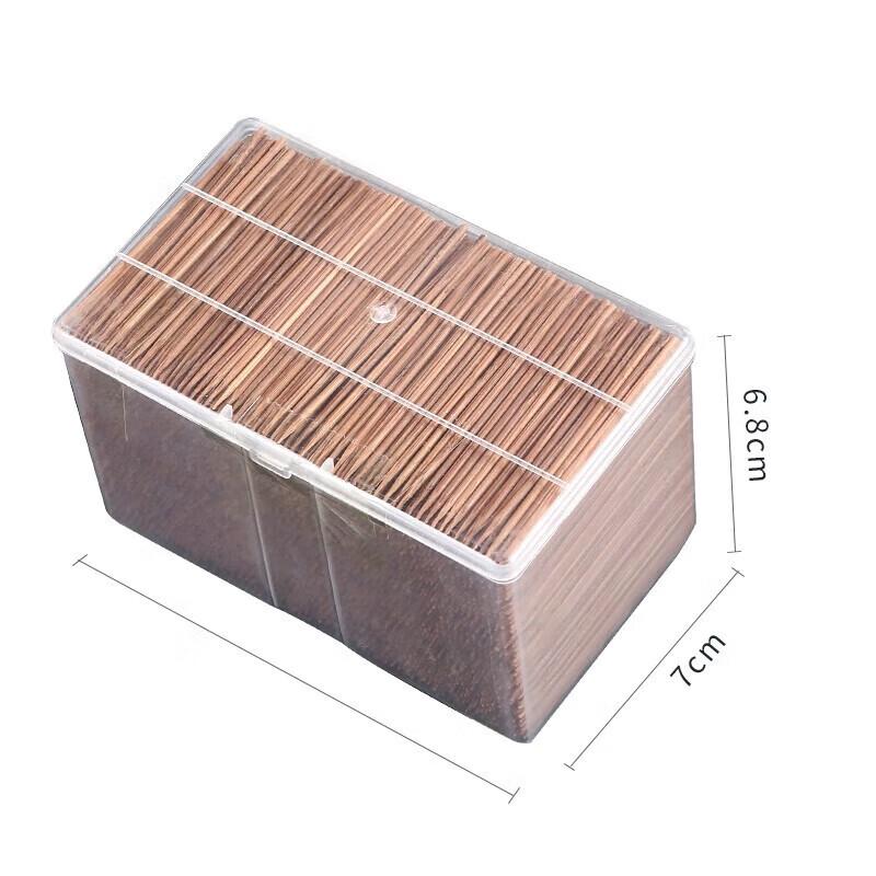 Зубочистки Hansheng из карбонизированного бамбука, 1000 шт.