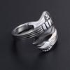 Jewelry Fashion Open Ring Rock Music Guitar Ring Ring Retro Men
