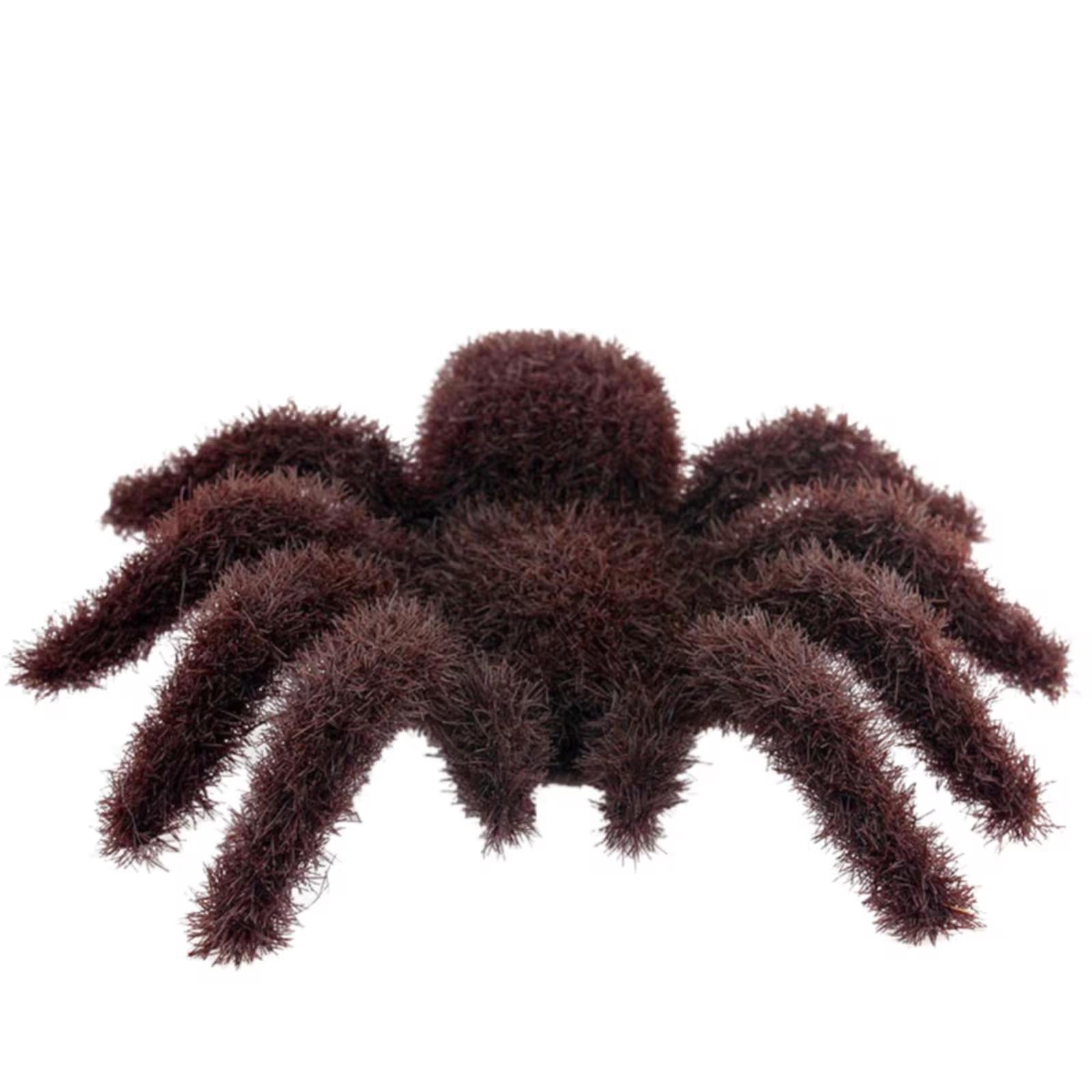 

Halloween Plush Spider Horror Halloween Decoration Party Props Outdoor Mini Spider Decoration Simulation Spider Model Toy чёрный