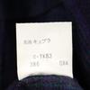 Burberrys wool Lapel switch double Jacket 11AR Navy system Old Women Used