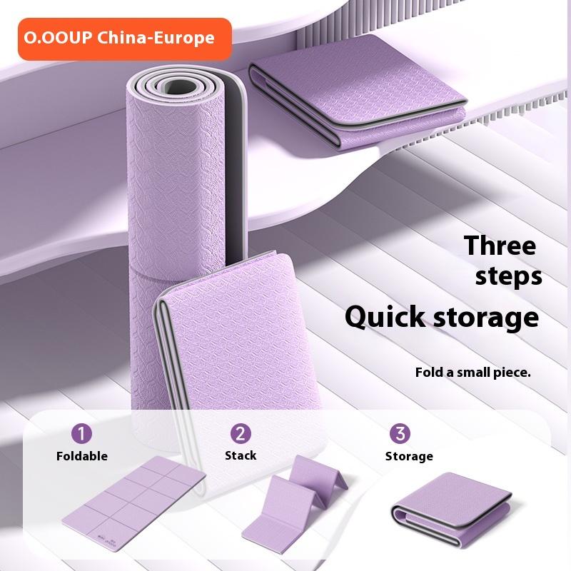 Yoga Mat Portable Non-slip Fitness Floor Mat Dormitory Siesta Antibacterial Children Primary School Students Siesta Mat Folding Mat