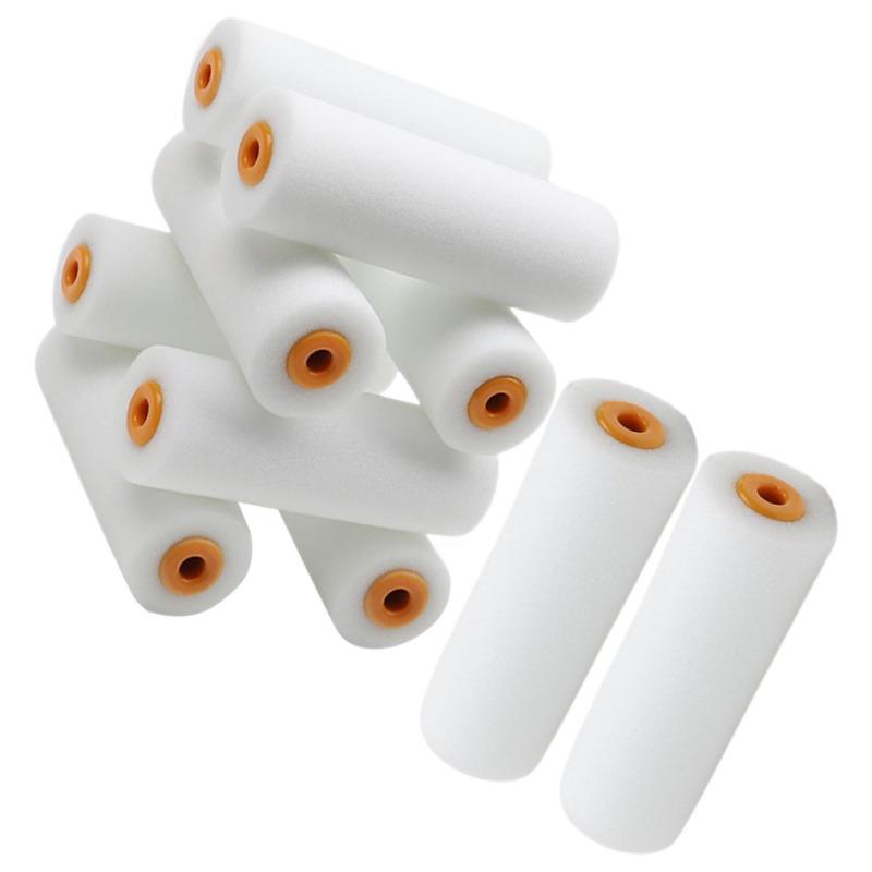 10 pcs Sponge Paint Roller Small Paint Roller Covers Replacement Paint Roller Nap