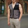 Adults Volunteer Vest Waiter Bartender Work Uniform Event Activity Sleeveless Jacket Supermarket Zipper