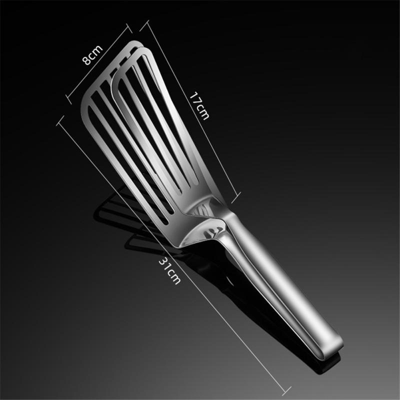 304 Stainless Steel Hollow Clamp Fish Spatula Clip Steak Spatula For Buffets Bars Parties