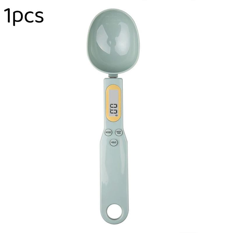 Digital Measuring Spoon Scale 0.1g Accurate 500g Capacity LCD Screen Portable Kitchen Food Scale for Baking Milk Powder Weighing