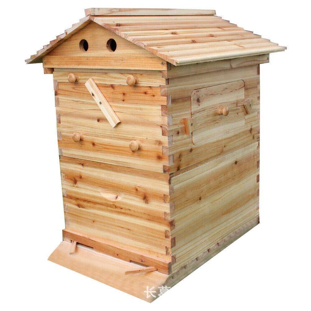 

Automatic Honey Flow Beehive with Self-Flowing Honey Comb Frame