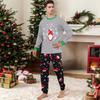 Set Pijamale de Crăciun Potrivite pentru Familie cu Mânecă Lungă și Pantaloni Lungi pentru Bărbați, Femei și Copii