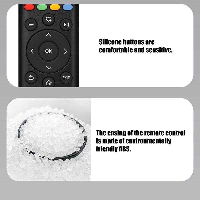 Television Remote Controller Anti Slip Grip for HT422330 ERF2B38H TV Models Fast Response Black