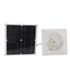 Solar Fan 12W 12V DC Monocrystalline Solar Panel Powered Exhaust Fan for Outdoor Greenhouse