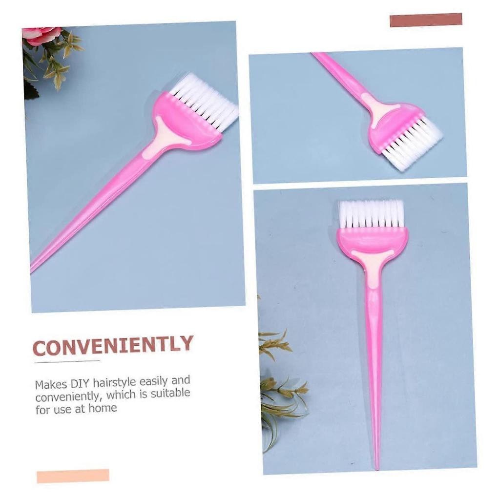 Conjunto de 5 Pincéis para Tintura de Cabelo com Cerdas Macias e Pente para Aplicação Precisa da Cor Uso em Salão e em Casa