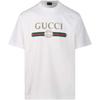 Gucci Trička Pánská Bílá Kulatý Výstřih Střední 864626-XJHUF-9280