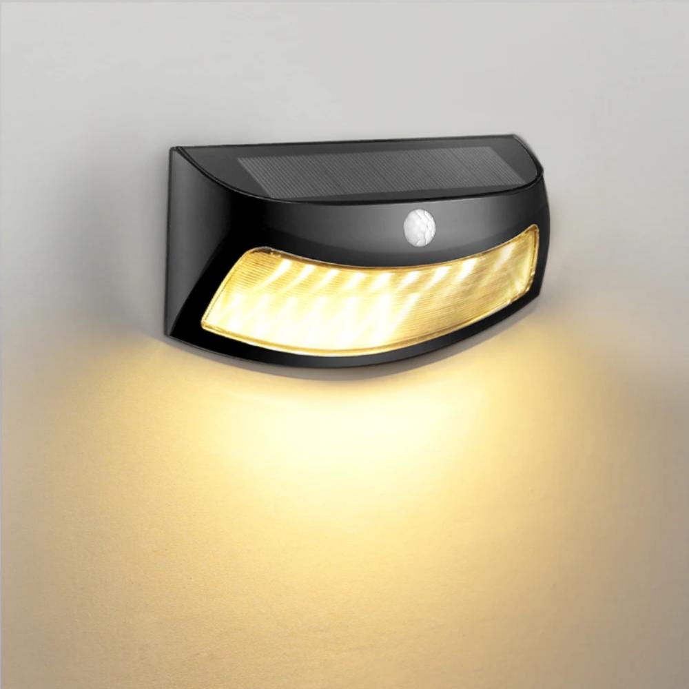 Waterproof Outdoor Solar Lights Auto Motion Sensor Solar Powered Security Lamp LED Solar Powered Outdoor Flood Light Pathway Light sensing