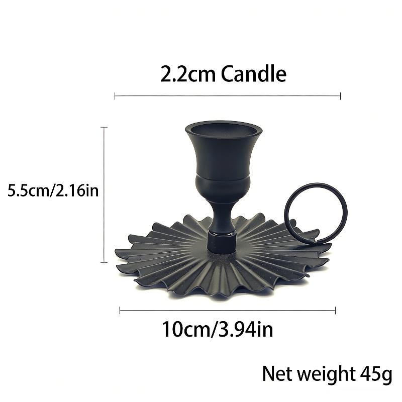 

European Candle Holder Antique Handheld Retro Stand Valentines Day Table Decoration For Romantic Wedding Party Home Centerpieces