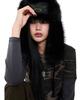AAKAM Akm Patch Fur Trapper Hat (Black)