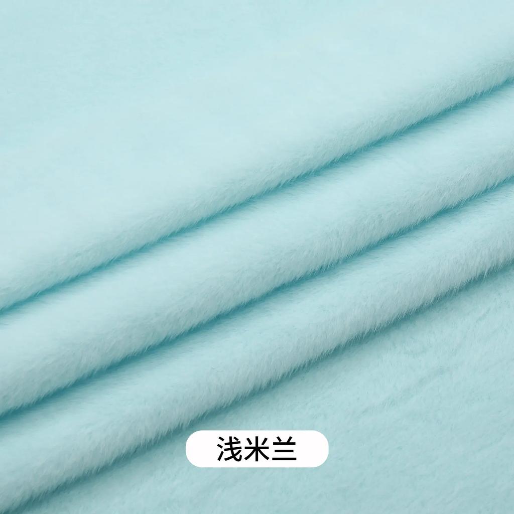 50x50cm 5mm Soft Breathable Elastic Faux Fur Fabric for Sewing Plush Toy Doll Scarf Hat Decorative Cloth Handmade DIY Fabrics