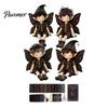 Handmade Fairy Boy Doll Set Boys Patchwork DIY Kit, Fabric Sewing Make 4 Family Weekend Activity Kits Boys, Craft Kit for Adults, Gift, Home Tabletop